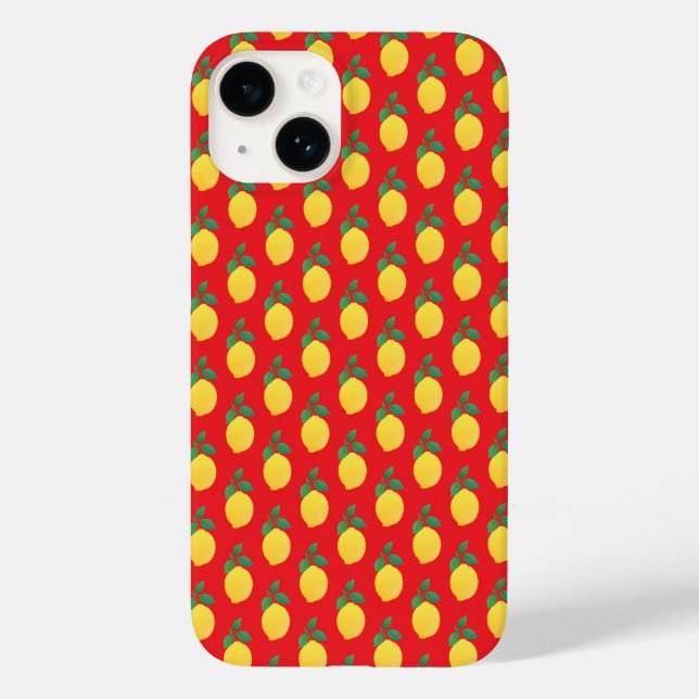 Simple Lemons Case-Mate iPhone Case (Back)