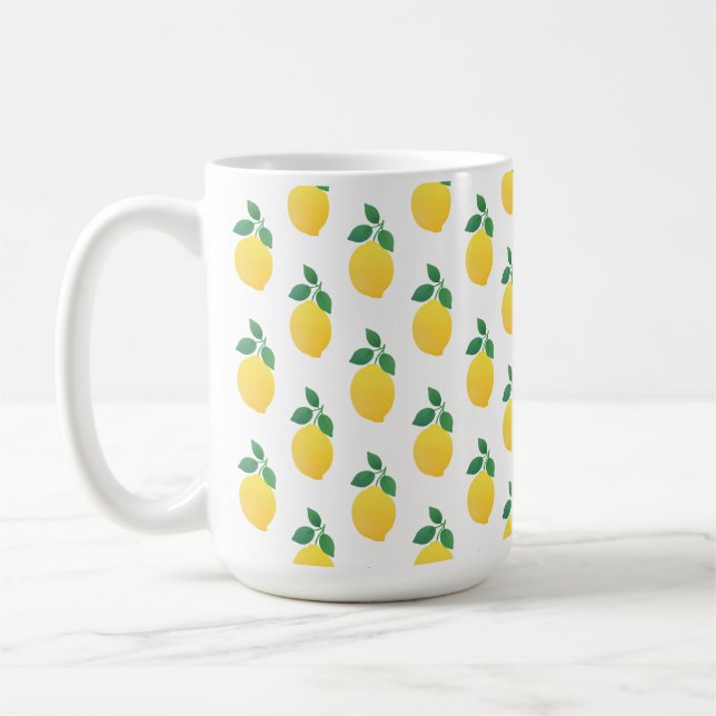 Simple Lemons Coffee Mug (Left)