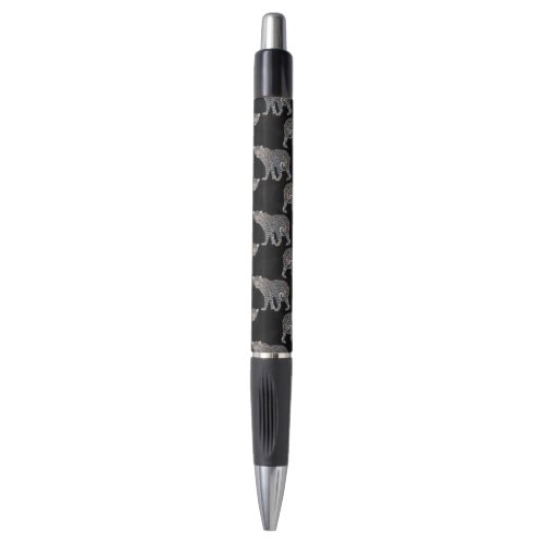 Simple Leopard Animal Black Pattern Pen