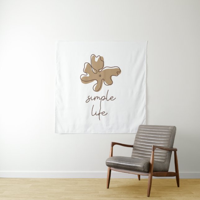 Simple Life Minimalism Tapestry (In Situ)