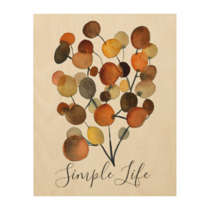 Simple life modern abstract tree art