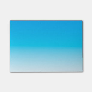 light blue post it