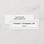 [ Thumbnail: Simple, Light, Clean & Professional Business Card ]