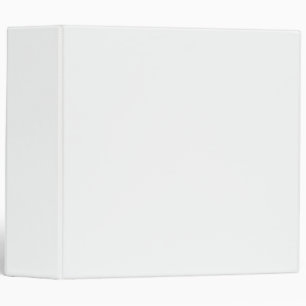 Simple Light Gray 3 Ring Binder for Everyday Stora