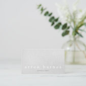 Simple Light Gray Modern Minimalist Designer Business Card | Zazzle