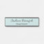 Simple Light Mint Green Black Medical Job Title