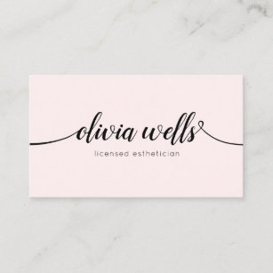 Esthetician Business Cards - Business Card Printing | Zazzle