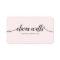 Simple Light Pink Handwritten Script Calligraphy
