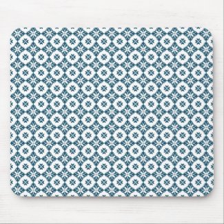 Simple lily pattern mouse pad