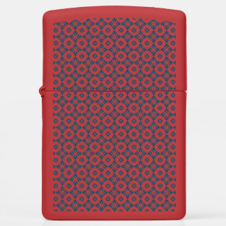 Simple lily pattern zippo lighter