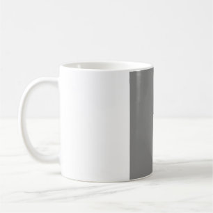 Simple Line Art Moon Phase Mug - Monochrome Black 