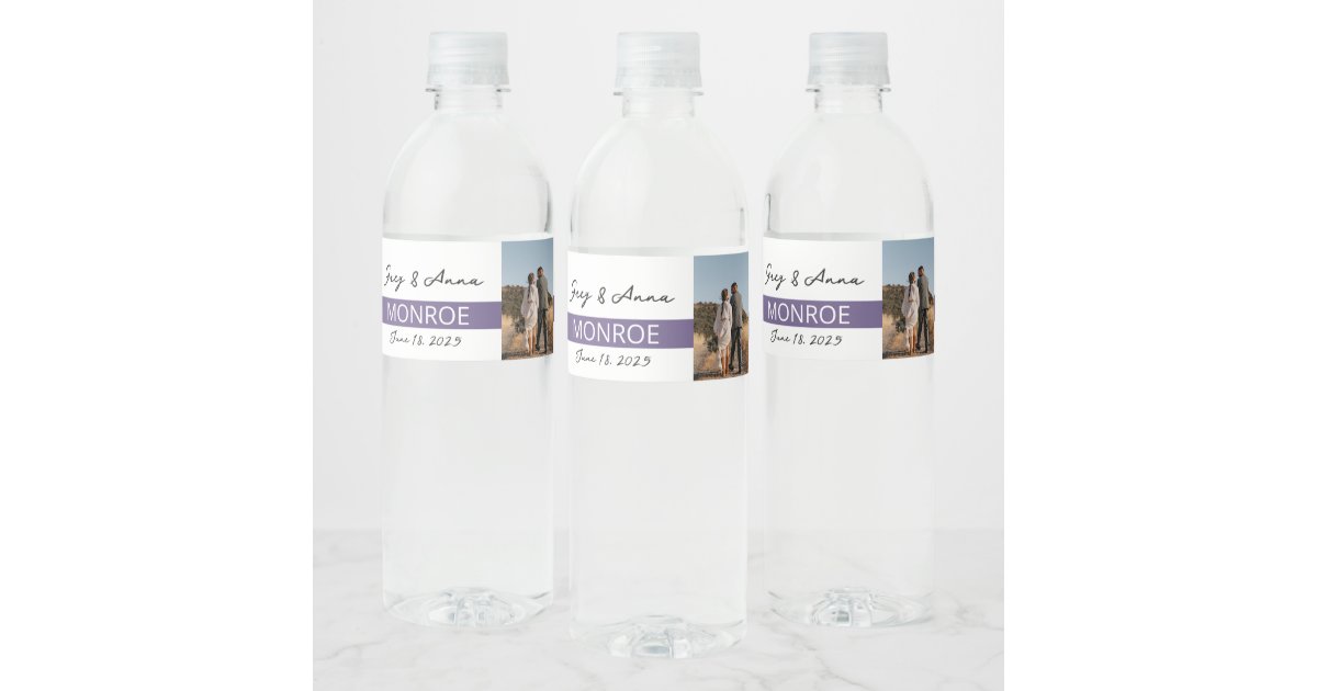 Hangover Relief Kit Wedding Water Bottle Label, Zazzle