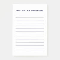 Simple Lined Personalized Business