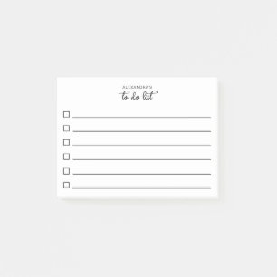 Simple Lined To Do List Checkboxes Script Name Post-it Notes