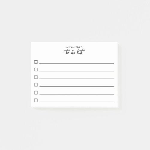Simple Lined To Do List Checkboxes Script Name Post_it Notes