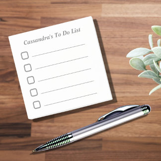 Simple Lined To Do List Post-it Notes