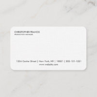 130lb White Linen Business Cards