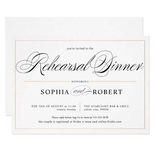 Simple Dinner Invitation 4