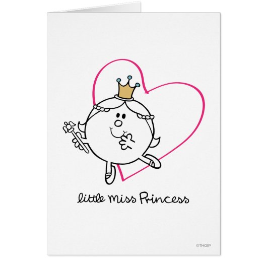 Simple Little Miss Princess | Pink Heart (Front)