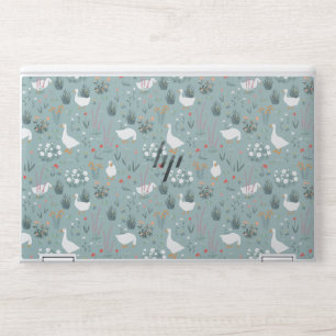 Simple Living Cute Goose Pattern HP Laptop Skin