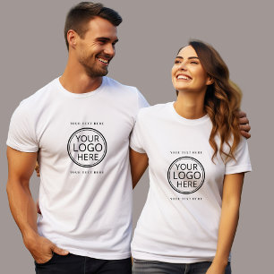 Simple Logo And 2 Texts Business Corporation T-Shirt