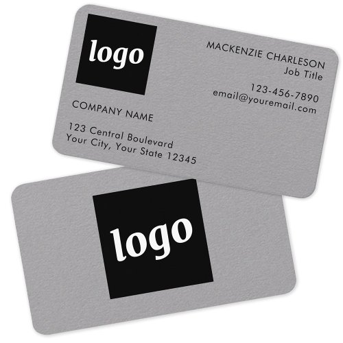 Simple Logo and Text Business Card