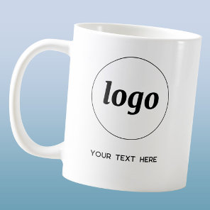 Simple Logo and Text Business Coffee Mug