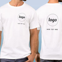 Simple Logo and Text Business Crest and Back