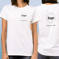 Simple Logo and Text Business Crest and Back