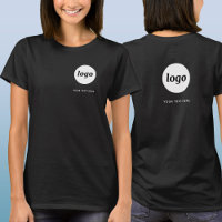 Simple Logo and Text Business Crest and Back