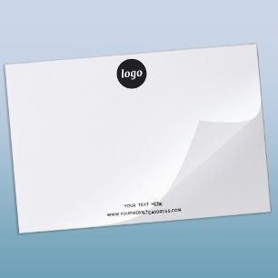 Simple Logo and Text Business Paper Pad