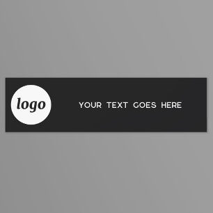 Simple Logo and Text Business Promotional Car Magnet