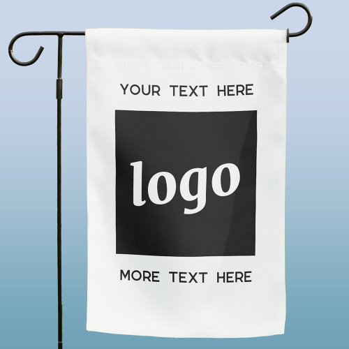 Simple Logo and Text Business Promotional Garden Flag