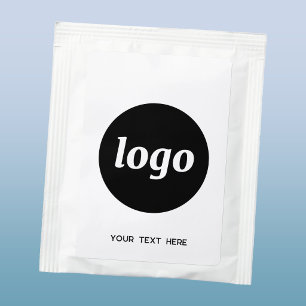 Simple Logo and Text Business Promotional Tea Bag Drink Mix