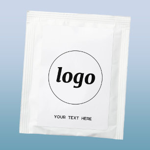Simple Logo and Text Business Promotional Tea Bag Drink Mix
