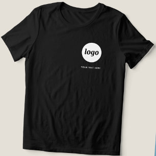 Simple Logo and Text Business Promotional Tri-Blend Shirt