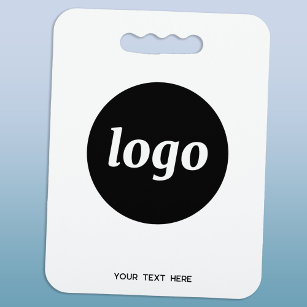 Simple Logo and Text Business Seat Cushion