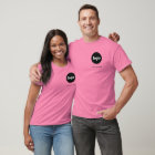 Simple Logo and Text Business T-Shirt