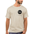 Simple Logo and Text Business T-Shirt