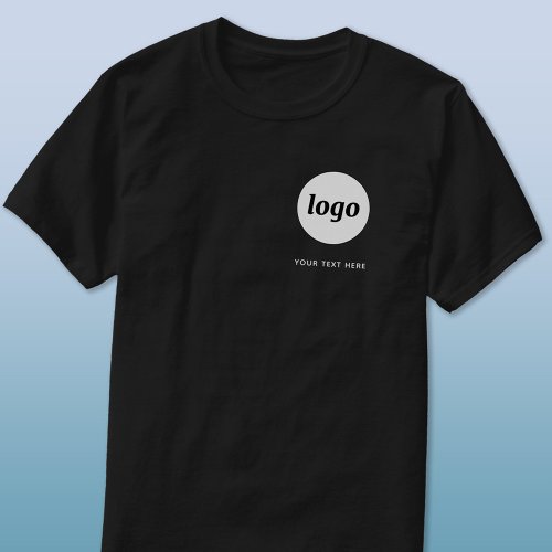 Simple Logo and Text Business T_Shirt
