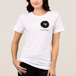 Simple Logo and Text Business T-Shirt Tri-Blend Shirt