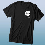 Simple Logo and Text Business T-Shirt Tri-Blend Shirt<br><div class="desc">Simple logo and custom text business t-shirt.  Replace the logo and text with your own to customize.  Wear them yourself,  give them to your staff,  employees and co-workers,  sell them to customers and clients or give them away as promotional material to inspire customer loyalty.  Great for team sponsorship too.</div>