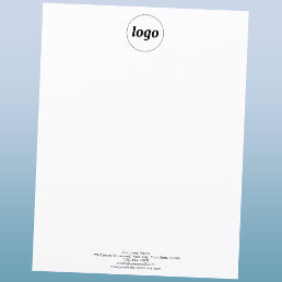 Simple Logo and Text Professional Letterhead