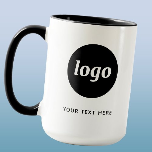 Simple Logo and Text Promotional Business Mug