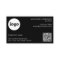 Simple Logo and Text QR Code Black