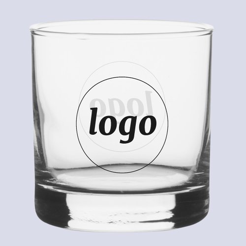 Simple Logo Branded Promotional Business Whiskey Glass
