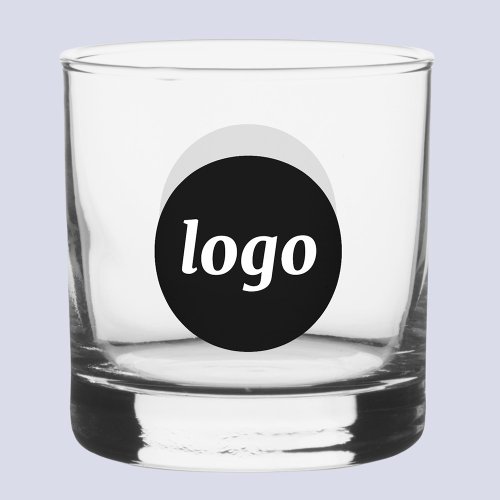 Simple Logo Branded Promotional Business Whiskey Glass