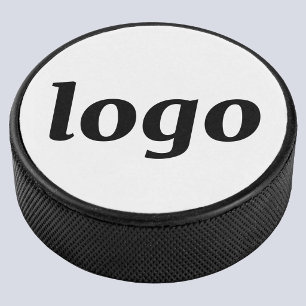 Simple Logo Branding Business Promotional Hockey Puck