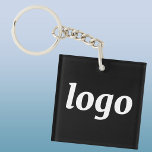 Simple Logo Branding Promotional Business Keychain<br><div class="desc">Showcase your brand with this sleek, minimalist logo design for professional visibility. Featuring a clean layout that highlights your logo, it’s ideal for offices, corporate events, trade shows, conferences, and everyday brand presence. A simple, polished way to keep your branding front and center. Minimalist and professional. Great for employee branding,...</div>