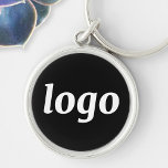 Simple Logo Branding Promotional Business Keychain<br><div class="desc">Showcase your brand with this sleek, minimalist logo design for professional visibility. Featuring a clean layout that highlights your logo, it’s ideal for offices, corporate events, trade shows, conferences, and everyday brand presence. A simple, polished way to keep your branding front and center. Minimalist and professional. Great for employee branding,...</div>